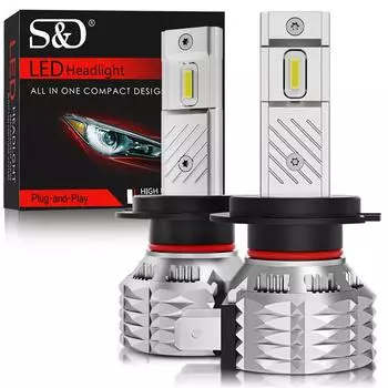 2шт 12000LM H7 H4 Светодиодные фары H1 H8 H11 Светодиодные противотуманные фары H16(Япония) 9005 HB3 9006 HB4 9012 Hir2 Светодиодные DRL Автомобильные противотуманные фары дальнего света 6000K H1