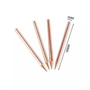 2шт 18650 литиевая батарея точечной сварки электрод наконечник для высокодетализированных проектов