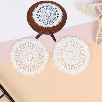 2шт 1:12 кукольных мини-столов, подставок для сцен, модель кукольной мебели для дома, декор one size