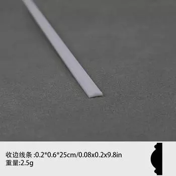 2шт 1:12 Кукольный домик Миниатюрный плинтус Миниатюрная линия талии Декор для ванной комнаты и гостиной Игрушка Аксессуары для кукольного домика A4