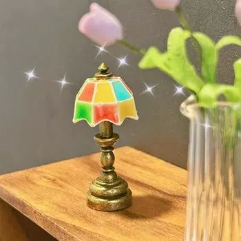 2шт 1:12 масштаб кукольный домик миниатюрный торшер кукольный домик мебель аксессуары кукольный аксессуар