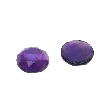 2шт 2 см круглые кабошоны драгоценные бусины камень для DIY ювелирных изделий ремесло фиолетовый 2 cm синий