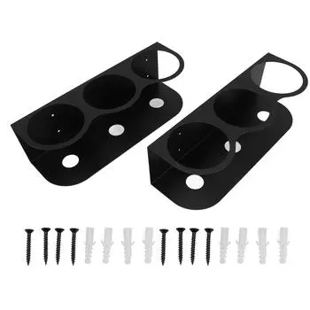 2шт 3 держателя для баллончиков с распылителем стойка железная настенная органайзер для хранения баллончиков с распылителем для гаража и работы