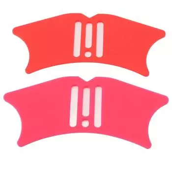 2шт 4 в 1 трафарет для контура носа инструмент для теней многоразовый силиконовый шаблон для теней шаблон для хайлайтера разноцветный