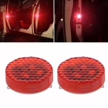 2шт 5SMD Универсальный светодиодный светильник для дверей автомобиля, предупреждение о предотвращении столкновений, стробоскопическая лампа