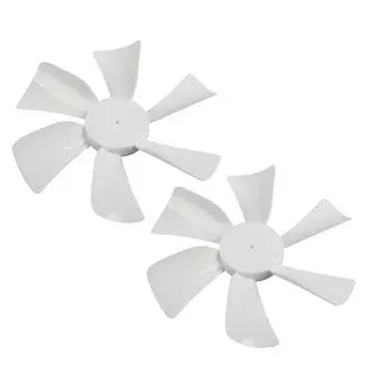2шт 6-дюймовые сменные белые лопасти вентилятора для RV Вентилятор для ванной комнаты