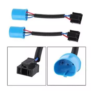 2шт 9007 к H4 разъем конвертера фар адаптер жгут проводов разъемы