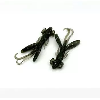 2шт 9 см-12 г реалистичный сверчок пластиковая мягкая приманка для окуня форели судака