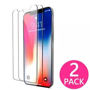 2шт 9H Премиум закаленное стекло Защитная пленка для экрана для iPhone Samsung Huawei Xiaomi Redmi 9A iPhone SE прозрачный