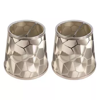 2шт абажур для лампы в форме барабана E14 ПВХ современный декоративный маленький абажур в форме бочки для стола, стены, потолка