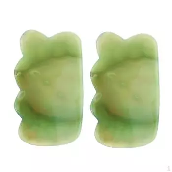 2шт Агатовый нефритовый массажер для головы, шеи и мышц