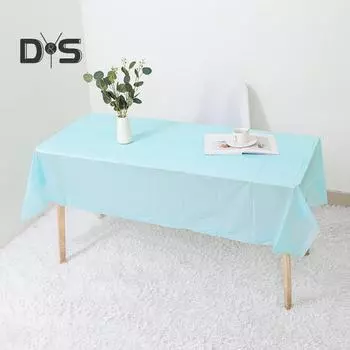 2шт экологически чистая скатерть водонепроницаемая удобная обеденная скатерть для праздничной вечеринки розовый