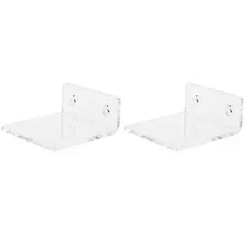 2шт акриловая стойка для показа на стене плавающая полка для бутылок жидкого мыла принадлежности для спальни