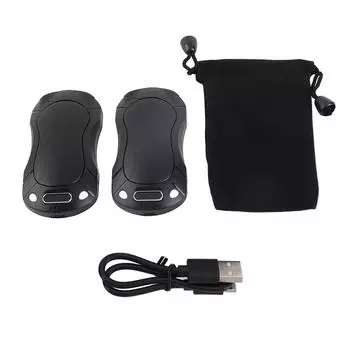 2шт электрическая грелка для рук 3 температуры магнитный перезаряжаемый портативный карманный обогреватель для охоты