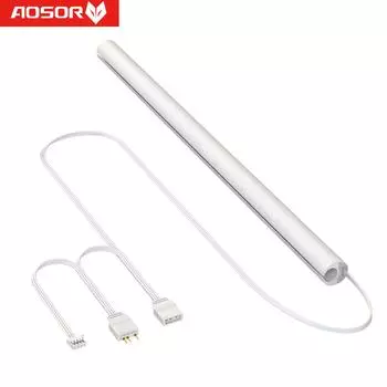 2шт ARGB шланг силиконовый светящийся рукав 5V 3PIN ARGB 4PIN для корпуса компьютера