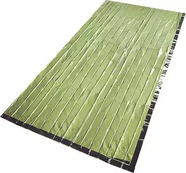 2шт аварийный спальный мешок легкий компактный водонепроницаемый термоодеяло многоцелевое снаряжение для походов на открытом воздухе кемпинг