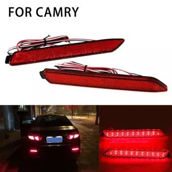 2шт авто светодиодный тормозной задний бампер отражатель лампы задние фонари для Toyota Camry Reiz A