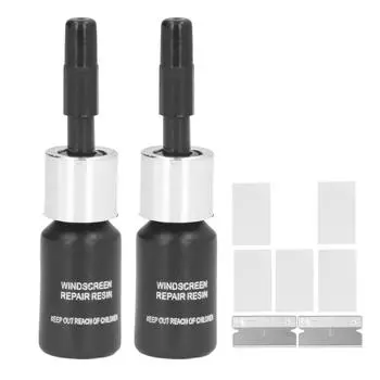 2шт автомобиль лобовое стекло ремонт жидкость трещина ремонт жидкость DIY оконное стекло ремонт жидкость для автомобилей