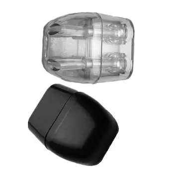 2шт автомобильная ультразвуковая физическая сирена предупреждающее устройство отпугивание животных чёрный