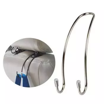 2шт автомобильная вешалка держатель автозастежка зажим автокресло зажимы крючок для сумок