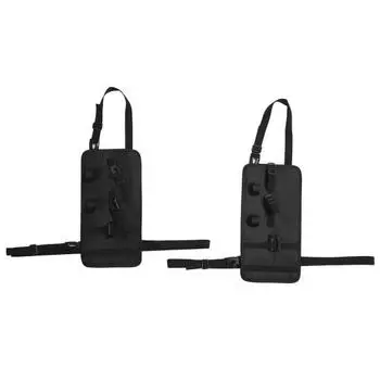 2шт автомобильный держатель для удочки ткань Оксфорд заднее сиденье стойка для хранения удочки с регулируемым ремнем для автомобиля фургона грузовика фургона