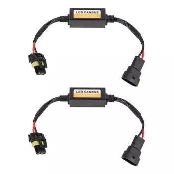 2шт автомобильный светодиодный фара Canbus декодер анти мерцающий жгут светодиодный свет предупреждение ошибка резистор