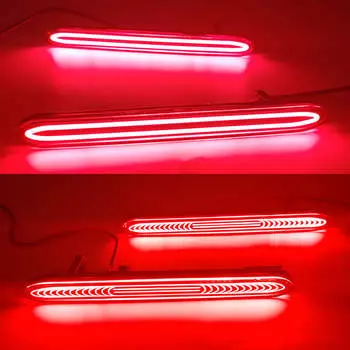 2шт автомобильный светодиодный задний бампер отражатель света для Honda Acura TSX для Accord Odyssey CR-V элемент стоп-сигнал противотуманные фары 3 типа
