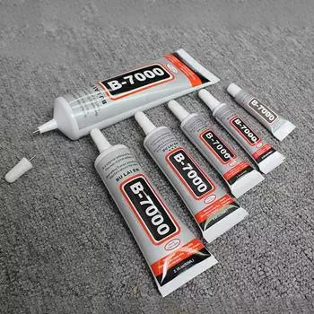 2шт B7000 Универсальный высокоэластичный клей Противоударный полужидкий экологически чистый универсальный клей для стекла 3ML