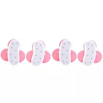 2шт балансировочный вращающийся диск для талии раздельного типа беззвучный твист-борд для женщин и мужчин (розовый)