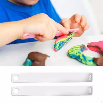 2шт балансовая линейка инструменты из полимерной глины скалка керамика 4mm