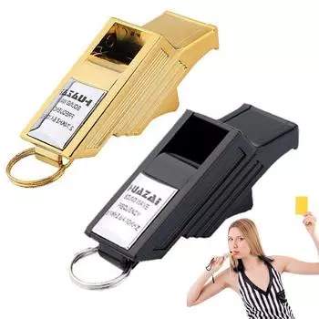 2шт. Баскетбольный судейский свисток со шнурком, громкий, четкий, для выживания в чрезвычайных ситуациях