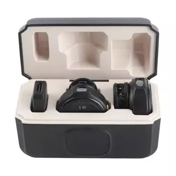 2шт беспроводной петличный микрофон магнитный 2.4GHz шумоподавление тип C клипса на петличный микрофон