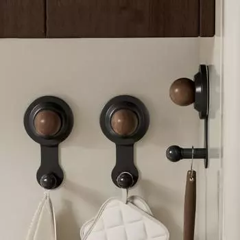 2шт. Бесследные мощные вакуумные присоски крючки съемные кухонные крючки для хранения ключей, люфы, сумки