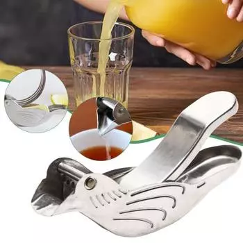 2шт Bird лимон соковыжималка из нержавеющей стали Bird лайм соковыжималка ручная лимонная