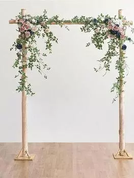 2шт. Декор арки, искусственные цветы для свадебной арки с подвесными виноградными лозами, гирлянды из зелени, композиции для приветственных знаков, настенного декора для дома белый