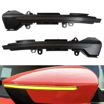 2шт динамический светодиодный боковой габаритный фонарь указатель поворота мигающий фонарь для Seat Leon III MK3 2013-2019 Arona 2017-2019 Ibiza MK5 2017-2019