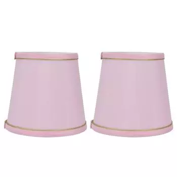 2шт Европейский стиль E14 абажур розовый абажур для люстры настольные настенные лампы украшение дома