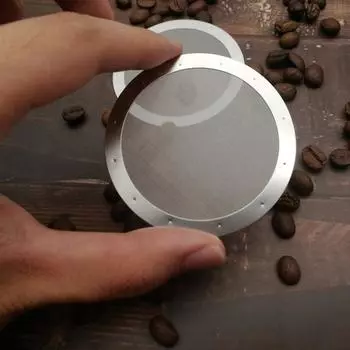2шт фильтр для кофеварки Aeropress из нержавеющей стали, металлический диск, ультрафильтр для кофеварки Aeropress, кухонные кофейные аксессуары