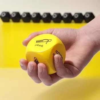 2шт. Фитнес-кости, спортивные кости, планка/отжимание/приседание/прыжок/выпад/игровые кости для занятий фитнесом, групповые игры, игрушки для занятий спортом