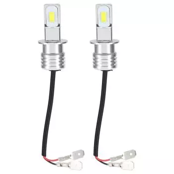 2шт H3 80W 8000K 12-24V аксессуары белые светодиодные противотуманные фары с декодированием