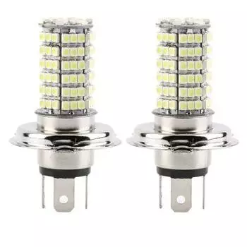 2шт H4 DC12V 120LED SMD авто вождение автомобиля противотуманные фары лампы накаливания