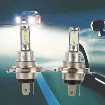 2шт H4 светодиодные фары белого света постоянного тока 30 Вт IP67 водонепроницаемые лампы для транспортных средств