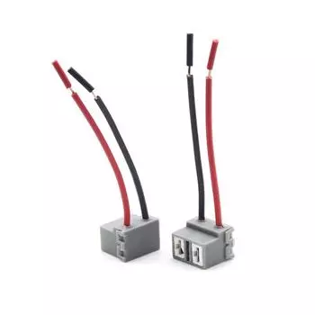 2шт H7 2-контактный разъем для ремонта фар, держатель лампы, разъем, провод, розетка