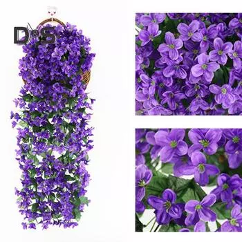 2шт искусственные цветы из ротанга искусственные растения свадебное украшение для дома настенное украшение