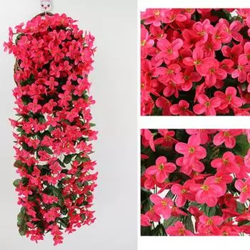 2шт искусственные цветы из ротанга искусственные растения свадебное украшение для дома настенное украшение