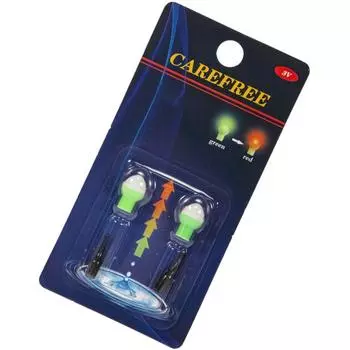 2шт Электронный светодиодный фонарь для ночной рыбалки поплавок поплавок датчик силы тяжести светящаяся лампа