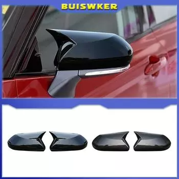 2шт карбоновое волокно ABS пластик зеркало заднего вида декоративная крышка для Toyota Camry 70 XV70 2018 2019 2020 аксессуары