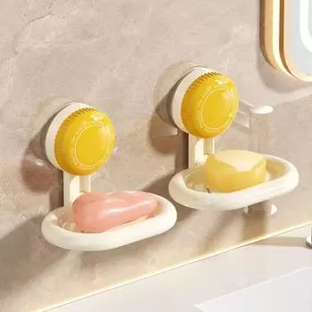 2шт/комплект настенный держатель мыла съемный поднос для хранения мыла ванная комната Style C
