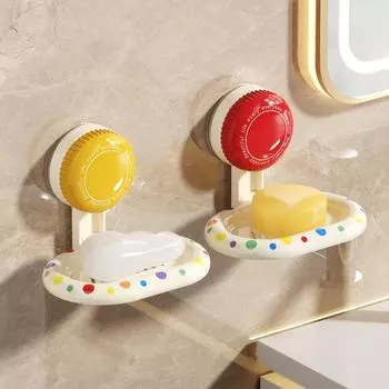 2шт/комплект пластиковый держатель мыла настенный поднос для хранения мыла слив воды мыльница для размещения мыла Style C