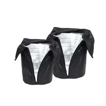 2шт/комплект термопоттинг для растений растения теплые и изолированные с тентом для растений чёрный